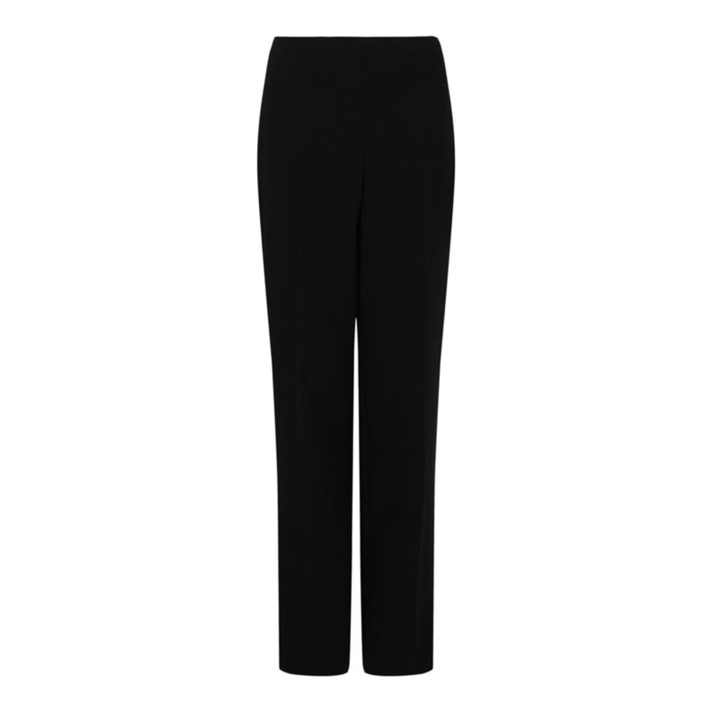 Ferragamo Creased Bootcut Pants Black Womens